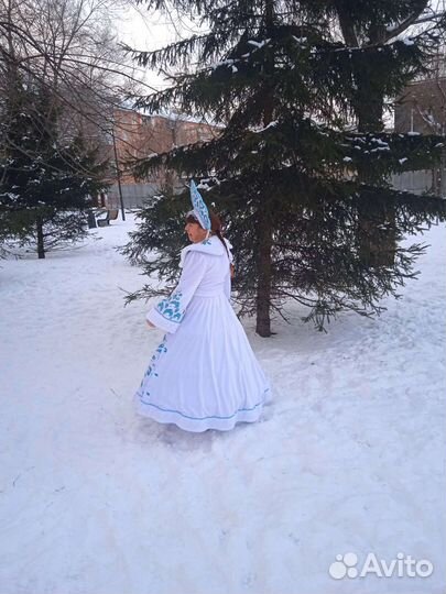 Костюм снегурочки взрослый