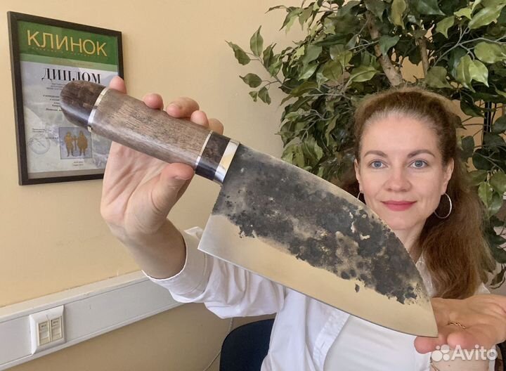 Кухонный нож сербский ручной работы