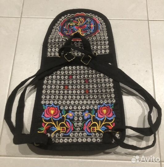 Рюкзак прямоугольный вышивка