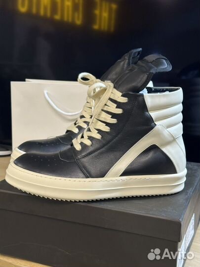 Rick owens кеды высокие кроссовки