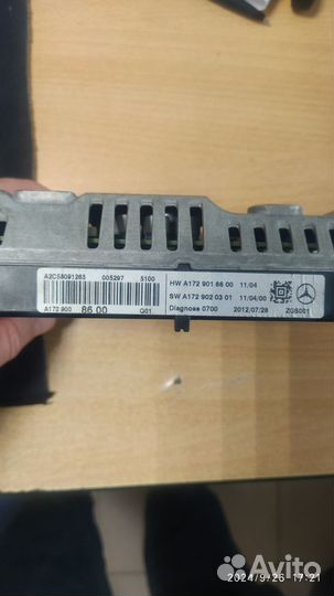 Мерседес 166, 172, 204 дисплей центральный