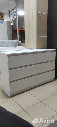 Комод белый 138 см