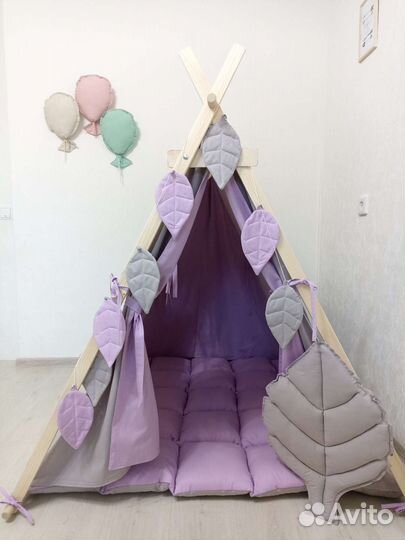 Детская палатка из хлопка Вигвам