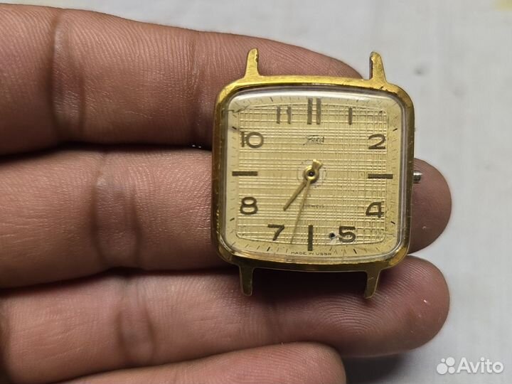 Позолоченные часы СССР