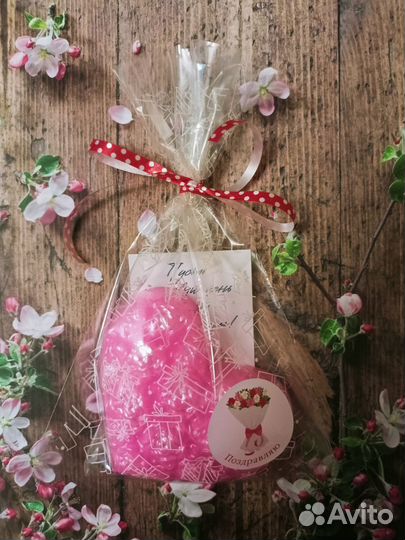 Мыло ручной работы Сердце из роз