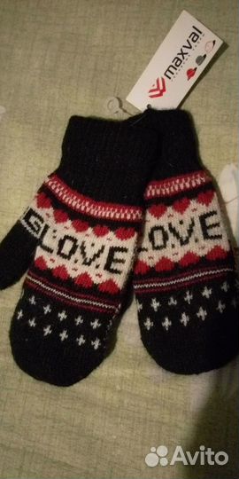 Варежки женские зимние