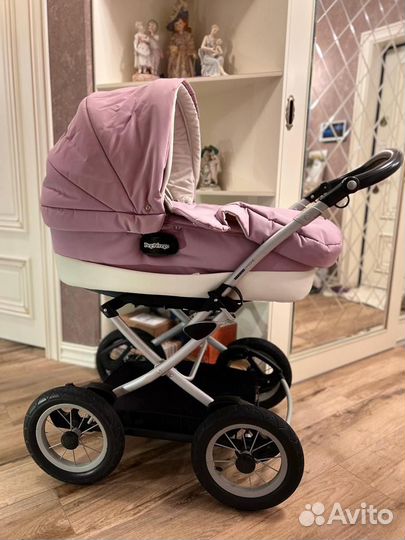 Коляска люлька Peg Perego culla auto malva
