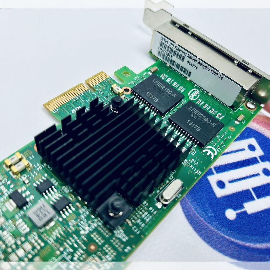 [I350-T4] Сетевая Карта Intel V2 I350t4v2blk I350-T4