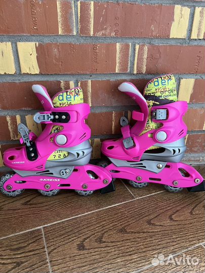 Роликовые коньки детские раздвижные