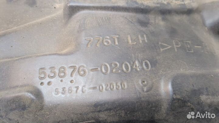 Защита арок (подкрылок) Toyota Corolla E11, 2002