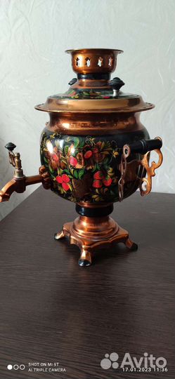 Самовар электрический расписной