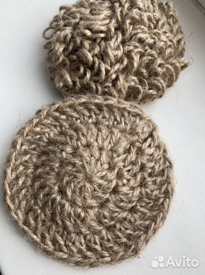 Эко-мочалка и губка из джута