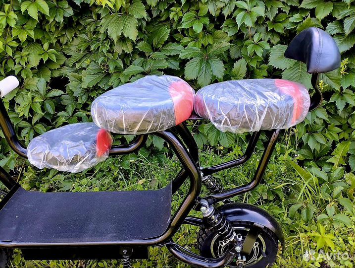 Электросамокат с амортизатором новый