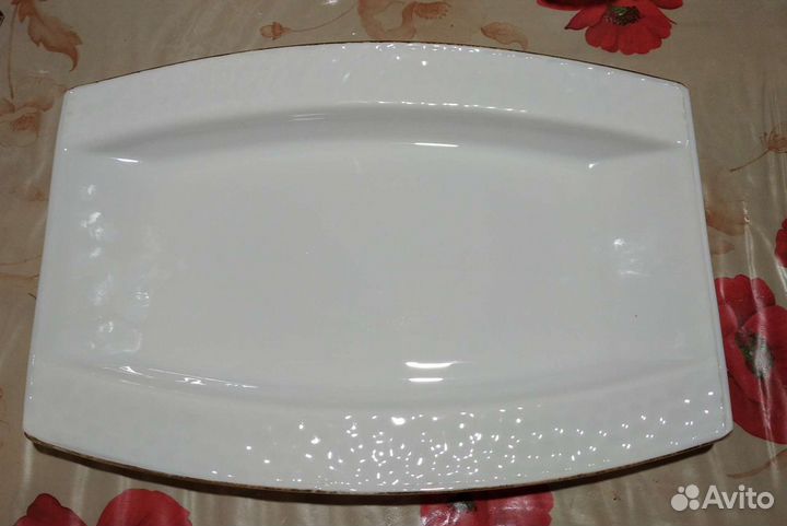 Блюдо сервировочное, стекло