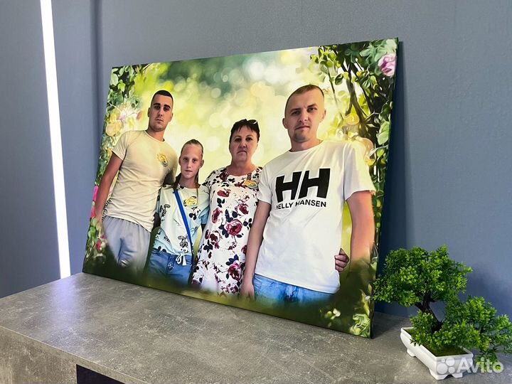 Портрет на холсте по фото