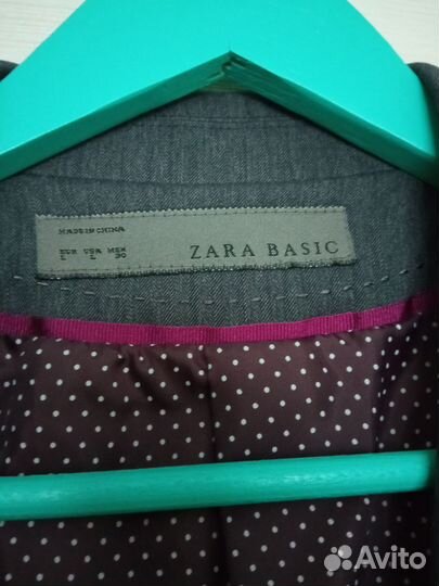 Пиджак женский zara basic р. 46