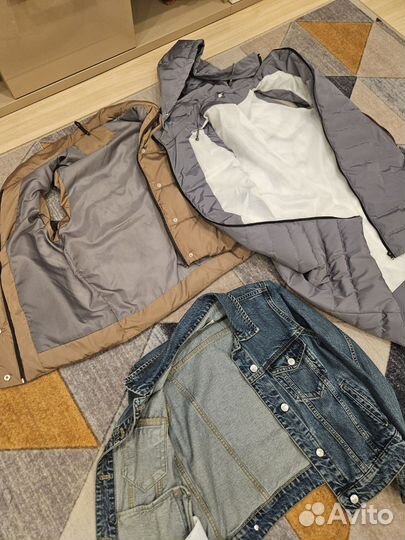 Жилетки и джинсовка Mango