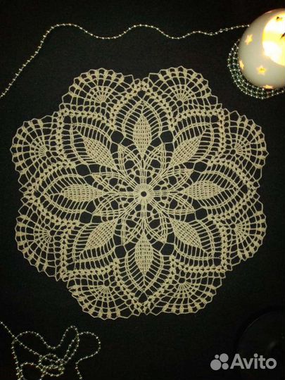 Салфетка крючком