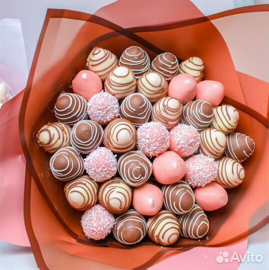 Букет клубники в шоколаде