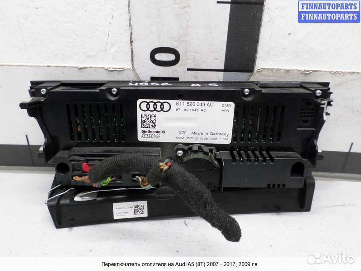 Блок управления печкой Audi A5 (8T), 2009 3.2 Бензин