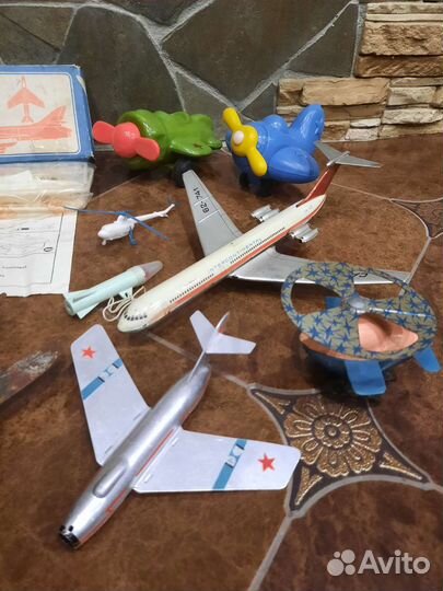 Игрушка самолет СССР