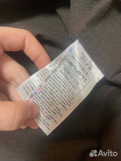 Вельветовый харингтон carhartt