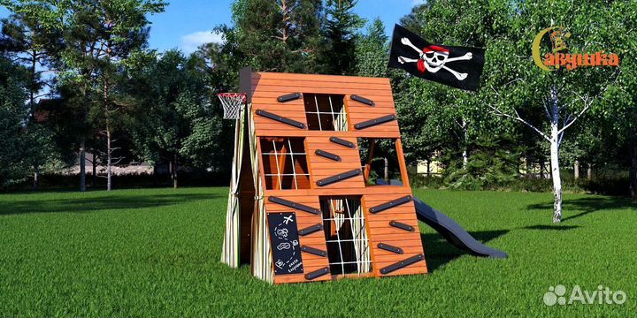 Детские уличные спортивные комплексы для дачи