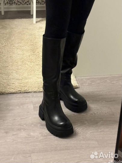 Новые сапоги трубы широкие 39 40 old money