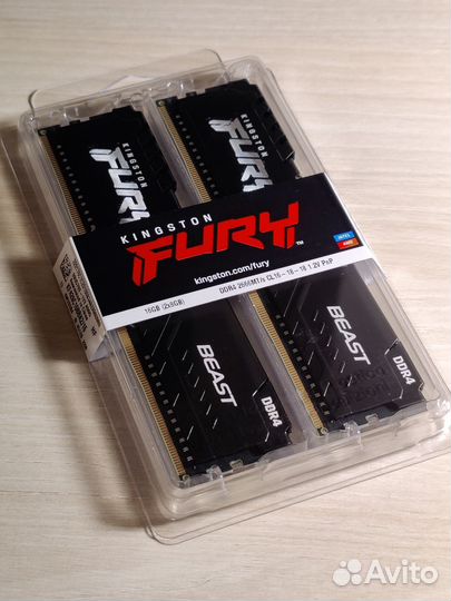 Оперативная память Kingston DDR4 16Gb 2666(новая)