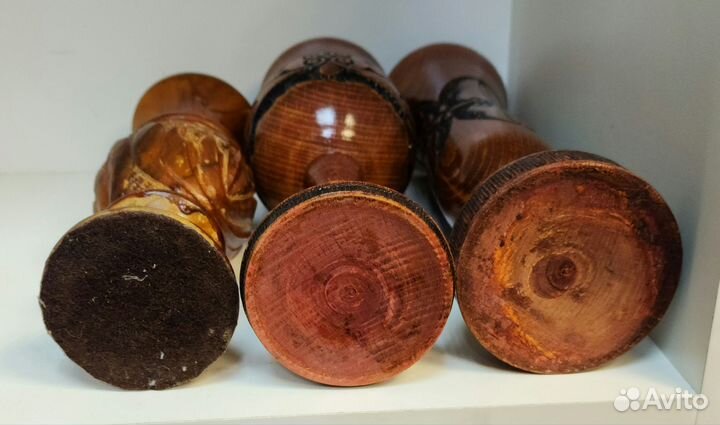 Ваза декоративная из дерева