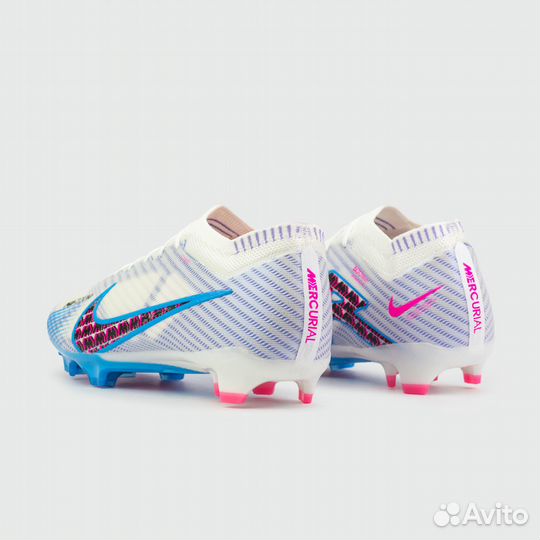 Бутсы Nike Air Zoom Mercurial Vapor XV Elite FG Wmns White Blue