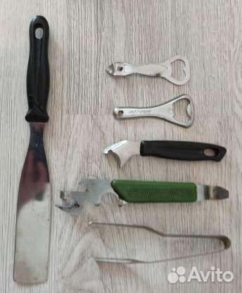 Открывашки,щипцы,лопатка