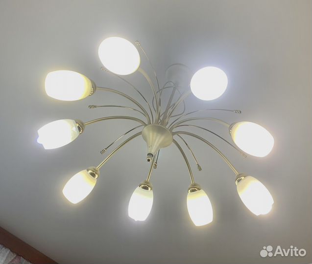 Люстра потолочная подвесная бу