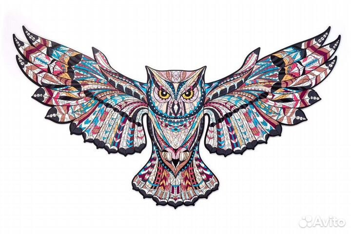 Деревянный пазл Лесная сова (M/180) (Chapa), детал