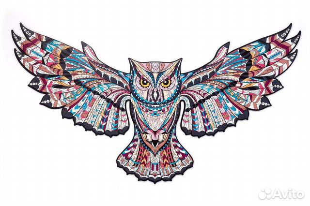 Деревянный пазл Лесная сова (M/180) (Chapa), детал