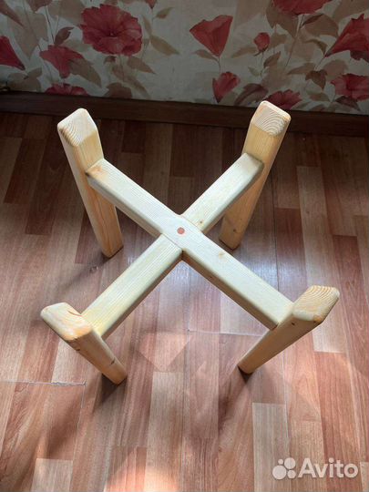 Подставка для цветов из дерева, напольная