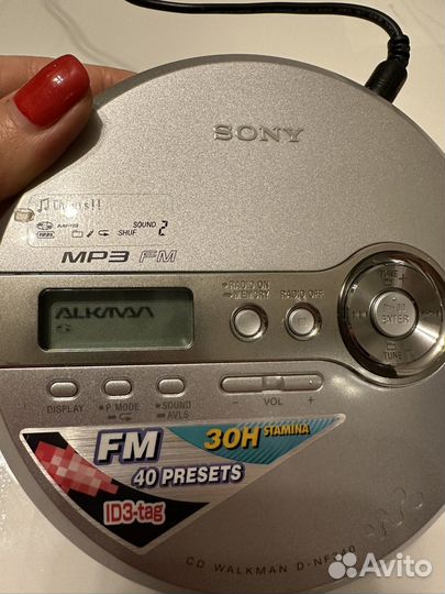 CD плеер sony walkman D-NF340