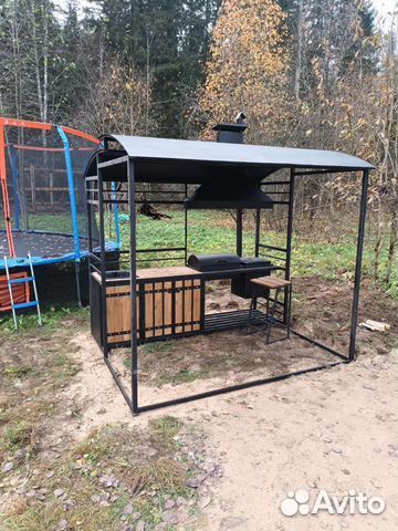 Мангал С печкой под казан