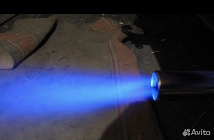 Насадка на глушитель красный синий