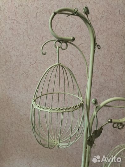 Подставка для цветов напольная металлическая