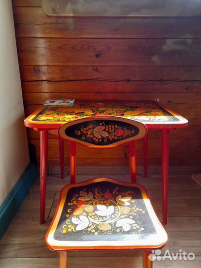 Детский стол и стул