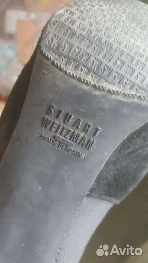 Ботильоны замшевые Stuart Weitzman