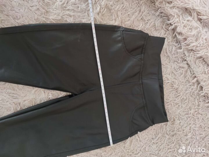 Лосины для девочки 4-6 лет из экокожи