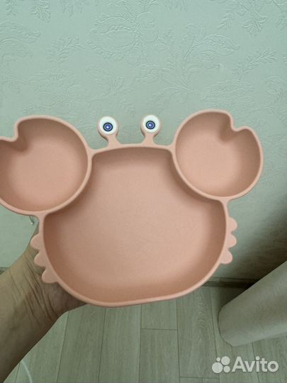 Силиконовая тарелка детская