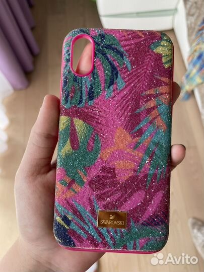 Чехол swarovski на iPhone 10