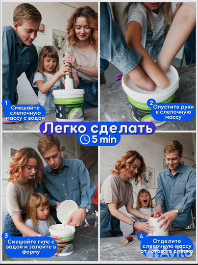 Слепки рук 3D