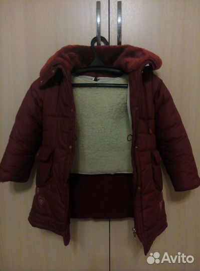 Куртка зимняя для девочки 110