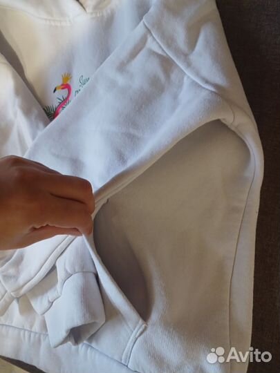 Толстовка белая для девочки