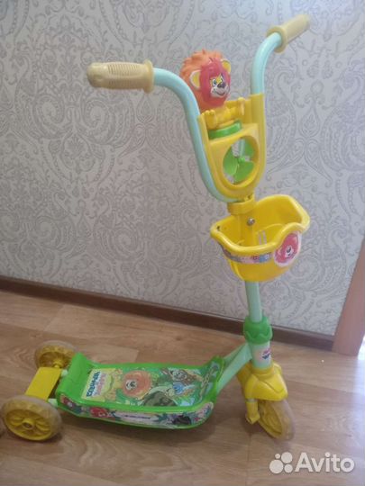 Самокат детский двухколесный бу