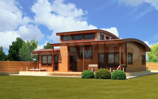 Экодома под ключ проекты Дом 54 м² на участке 14 сот. на продажу в Сургуте Купить дом в Сургуте Авито